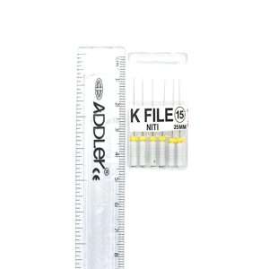 ADDLER Dental File Strength NITI K 25mm – Size 15